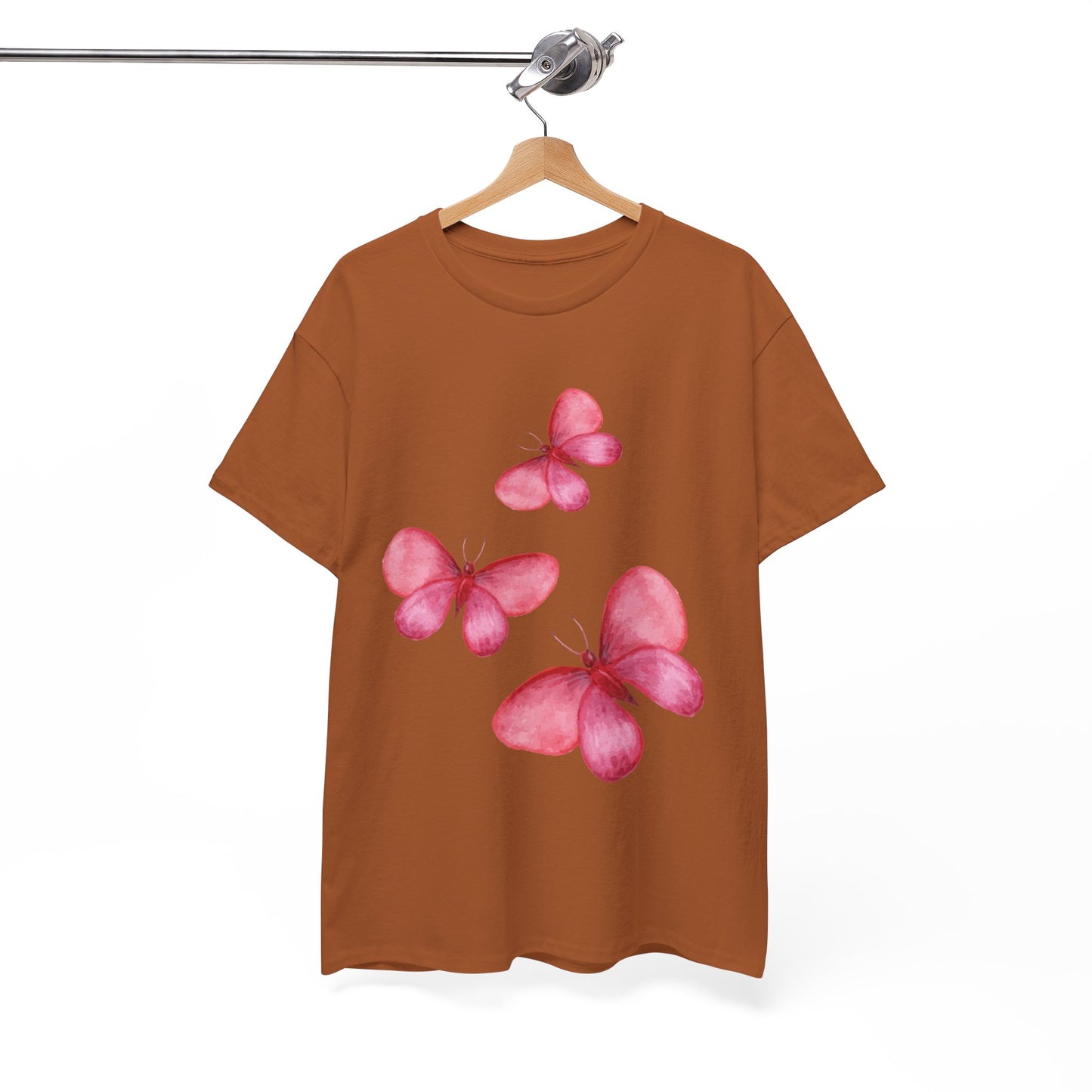 Women's Cotton Tee - Three Butterflies