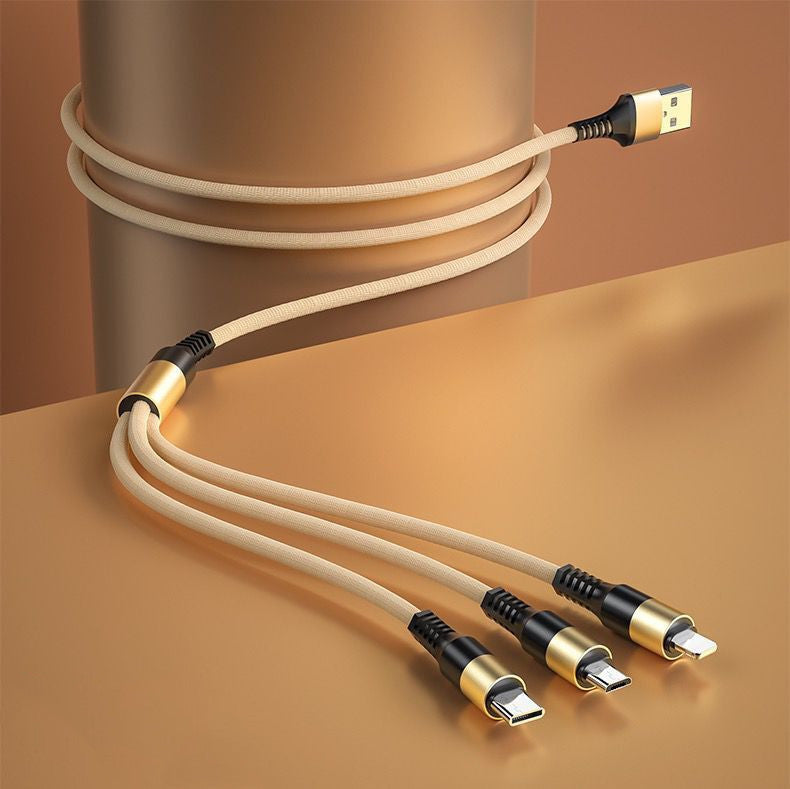 Fashion Personality 3-in-1 Charging Wire