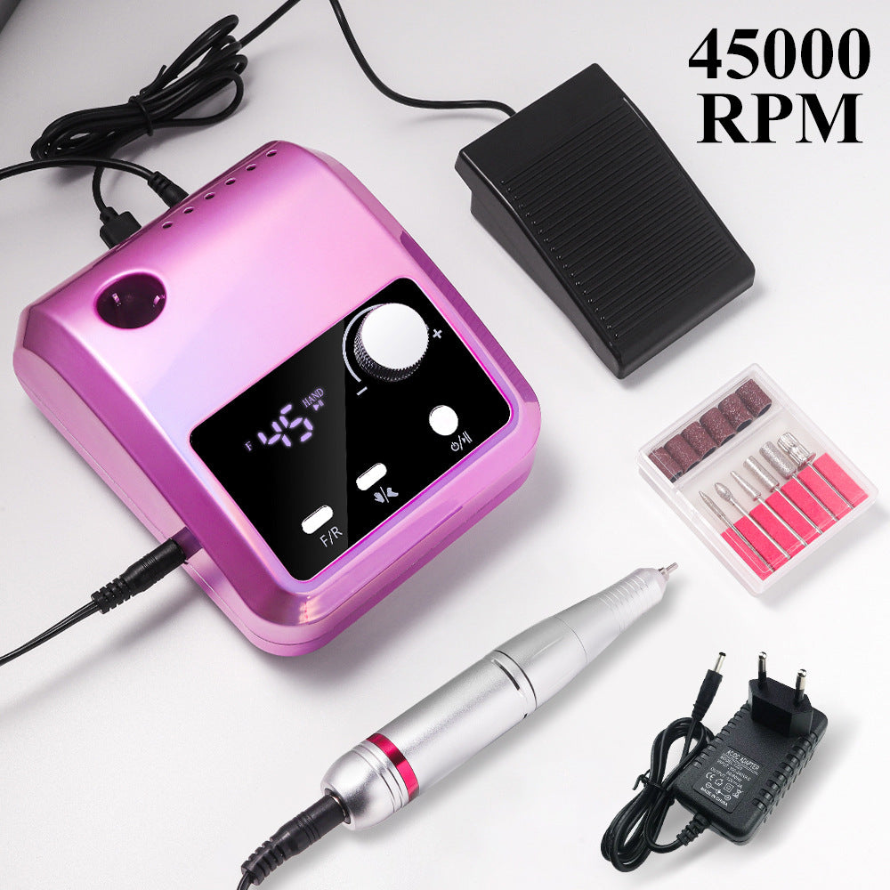 45000 Turn Nail Polishing Machine Electric Nail Grinder