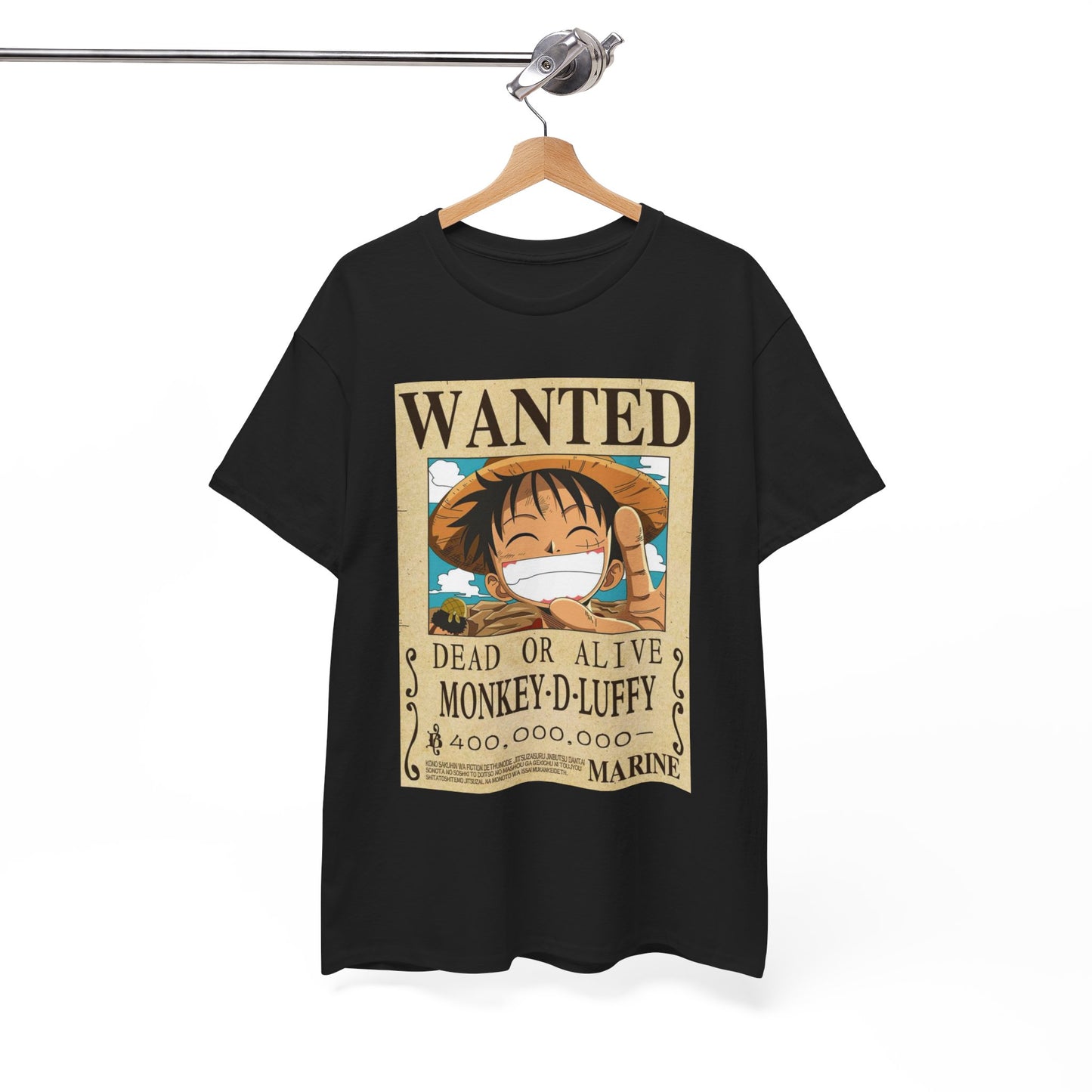 Heavy Cotton Tee - Casual Summer &  Addition Layer in Winter Luffy Shirt