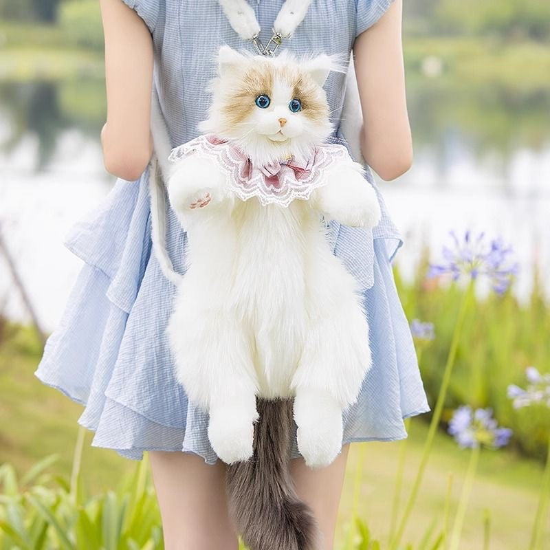 Cute Ragdoll Backpack Plush Doll